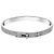 Hermès Bracciale Kelly Modello Piccolo Pieno Diamante Oro Bianco Bracciale da Donna Argento Metallico