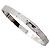 Hermès Bracciale Kelly Modello Piccolo Pieno Diamante Oro Bianco Bracciale da Donna Argento Metallico - vista 5