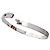 Hermès Bracciale Kelly Modello Piccolo Pieno Diamante Oro Bianco Bracciale da Donna Argento Metallico - vista 6