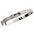 Hermès Bracciale Kelly Modello Piccolo Pieno Diamante Oro Bianco Bracciale da Donna Argento Metallico - vista 7