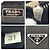 Borsa a mano Prada in nylon con placca logo Nero - vista 4