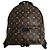 Louis Vuitton Zaino Palm Springs Mm Monogram Marrone - vista 10