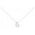 Autre Marque Platin-Diamant-Halskette Silber