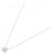 Autre Marque Collier en diamant Pt900/Pt850 Argenté - vue 2