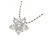 Autre Marque Collier en diamant Pt900/Pt850 Argenté - vue 3