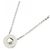 Autre Marque Platin-Diamant-Halskette Silber - Ansicht 4