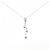 Autre Marque Collana in diamante Pt900 Pt850 Argento