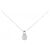 Autre Marque Platin-Diamant-Halskette Silber