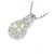 Autre Marque Platin-Diamant-Halskette Silber - Ansicht 3