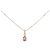 Autre Marque Collana in diamante e granato Au750 D'oro