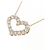 Autre Marque Collana con diamante a forma di cuore Au750 Rosa - vista 3