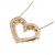 Autre Marque Collana con diamante a forma di cuore Au750 Rosa - vista 4
