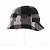 Autre Marque Cappello Bob a quadri MAISON KITSUNE nero in lana - vista 2