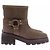 Ba&Sh Botas marrones de cuero Castaño - vista 2