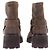 Ba&Sh Botas marrones de cuero Castaño - vista 5