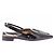 Hugo Boss Slingback de cuero charol negro - vista 2