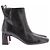 Hugo Boss Lederstiefel Schwarz Größe 40 - Ansicht 2
