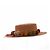 Autre Marque Cappello marrone in camoscio - vista 3