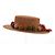 Autre Marque Cappello marrone in camoscio - vista 4