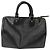 Sac à main Speedy en cuir Epi 25 de Louis Vuitton Noir