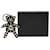 Saffiano Portachiavi Prada Bear con borchie Nero Multicolore  - vista 4