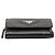 Prada Tri-Fold Wallet in Black Vitello Daino Leather - view 3