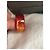 Louis Vuitton Inclusion Ring Rot und Gold Größe 56 - Ansicht 5