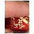 Louis Vuitton Inclusion Ring Rot und Gold Größe 56 - Ansicht 7