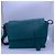 Borsa postina Hermès Alfred in pelle blu pavone Verde - vista 3