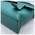 Borsa postina Hermès Alfred in pelle blu pavone Verde - vista 6