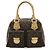 Borsa Louis Vuitton Monogram Manhattan PM Marrone