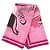 Bufanda Caleche Elástica Cuadrada 90 Hermès Rosa - vista 3