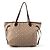 Louis Vuitton Monogram Idylle Neverfull MM Tote Bag Braun Rot