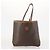 Céline CELINE Macadam Canvas Tote Bag aus PVC-Leder 2 Set Braun Beige Auth 164637 - Ansicht 12