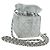 CHANEL Pochette a Spalla Matelassé in Pelle di Agnello Argento Oro CC Auth YKZ1332SAM D'oro