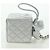CHANEL Pochette a Spalla Matelassé in Pelle di Agnello Argento Oro CC Auth YKZ1332SAM D'oro - vista 4