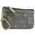 LOUIS VUITTON Pochette Cles Monogram in Denim Blu M95343 Auth 175988A