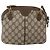 Borsa Sherry Line GG Supreme Web di GUCCI in PVC beige e oro 904 02 047 Auth 175285 D'oro - vista 2