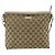Borsa a Spalla GG Canvas Gucci Beige Oro 388924 Auth 176562 D'oro - vista 13