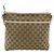 Borsa a Spalla GG Canvas Gucci Beige Oro 388924 Auth 176562 D'oro - vista 2