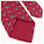 Hermès Cravatta in Seta Rossa HERMES Auth 174886 Rosso  - vista 10