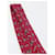 Hermès Cravatta in Seta Rossa HERMES Auth 174886 Rosso  - vista 14
