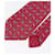 Hermès Cravatta in Seta Rossa HERMES Auth 174886 Rosso  - vista 3