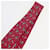 Hermès Cravatta in Seta Rossa HERMES Auth 174886 Rosso  - vista 7