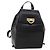 Céline CELINE Rucksack aus schwarzem Leder mit Gold Auth BAZ409 Golden