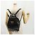Céline CELINE Rucksack aus schwarzem Leder mit Gold Auth BAZ409 Golden - Ansicht 26