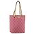 Céline Borsa tote in tela Macadam CELINE Paris in denim rosa e oro Auth 175602 D'oro