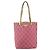 Céline Borsa tote in tela Macadam CELINE Paris in denim rosa e oro Auth 175602 D'oro - vista 13