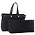 Hermès HERMES Borsa Cabass GM Herbag Canvas 2in1 Nera Argento Auth BAZ865A Nero