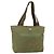 PRADA Tote Bag aus Nylon Khaki Silber authentisch 175345